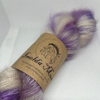 Silk Mohair – Purple Pop on a Grey Day Silk Mohair - Purple Pop on a Grey Day